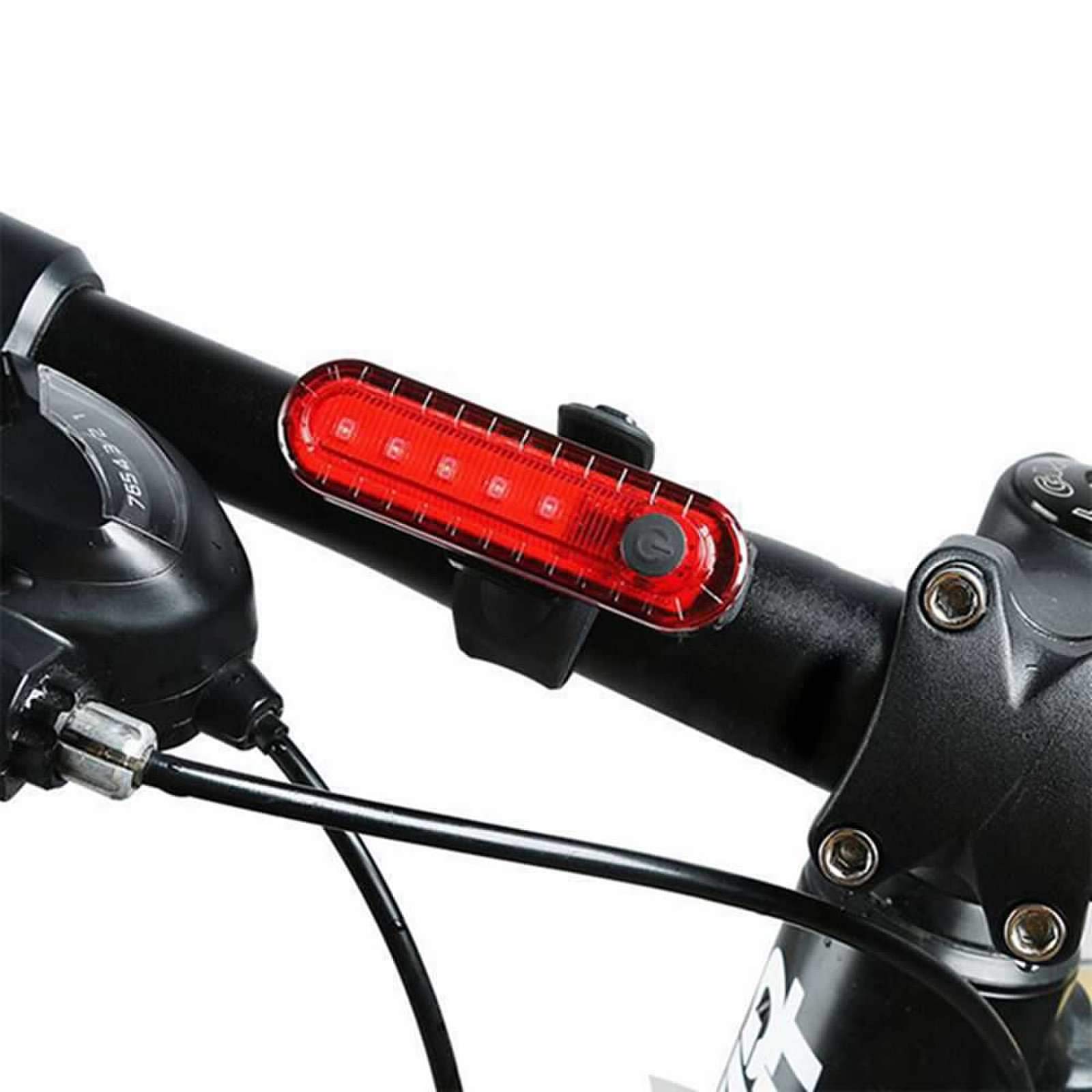 Fanale Posteriore Bici USB - Luce LED Impermeabile, 4 Modalit&agrave;