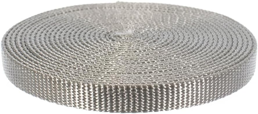 PARACORD PLANET ½-inch Flat Nylon Webbing – All Purpose Flat Rope – Heavy Duty Straps – Cargo Straps, Marine, Crafting, Gardening, and Much More