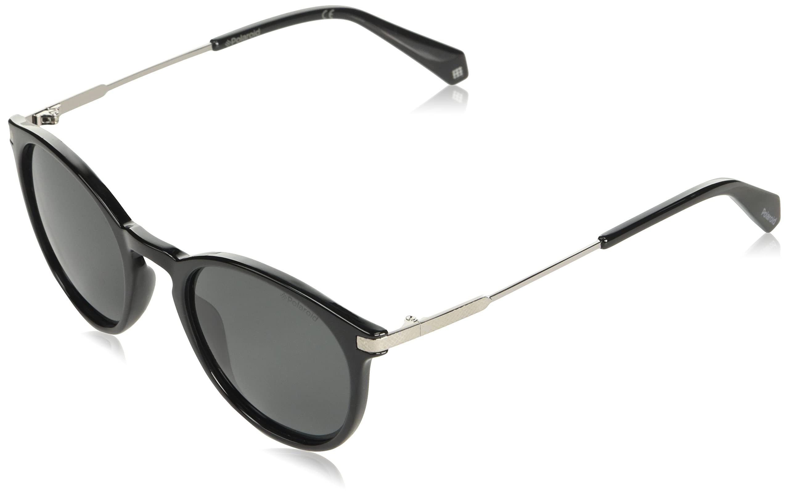 Polaroid Herren Schwarz 2062/S Sonnenbrille Für Polarisiert, Grau, Kaliber 50