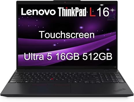 Lenovo ThinkPad L16, 16 Touchscreen, Ultra 5 225U, 16GB DDR5, 512GB SSD
