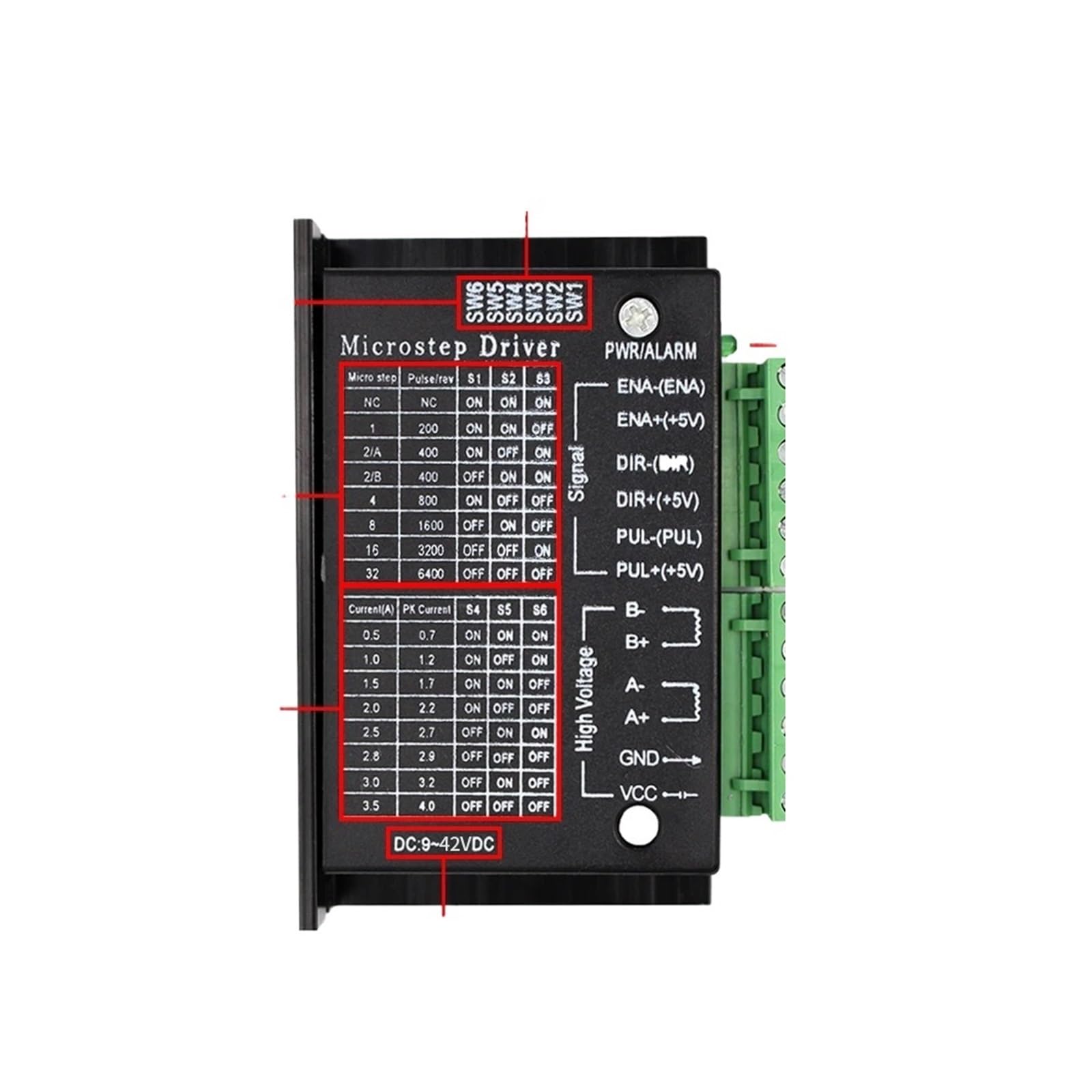 Kit Pilote de Moteur Pas à Pas TB6600 avec Moteur 17HS4401 MKS OSC et Câble B