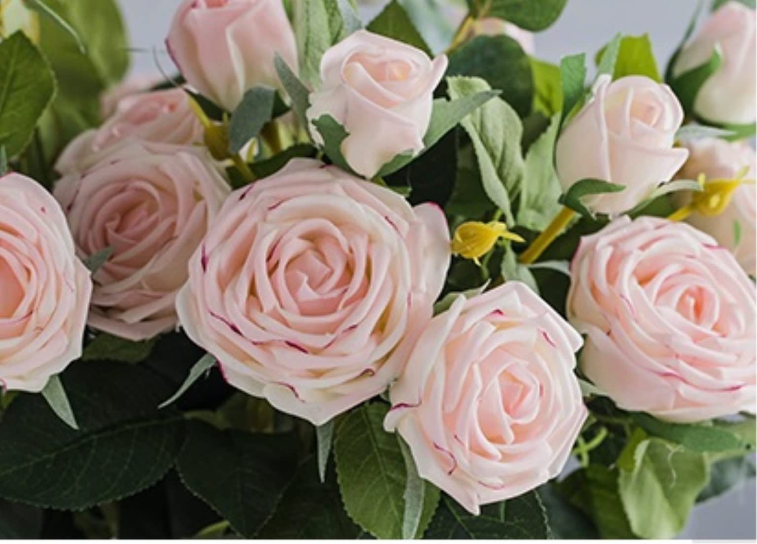 Künstliche Blumen Wunderschön Künstliche Blumen, Stoff, Rose, Kunstblume, Hochzeitsdekoration, Blumenstrauß, Vasen-Set Künstliche Blumen wie Echt (Color : A, Size : 70cm)