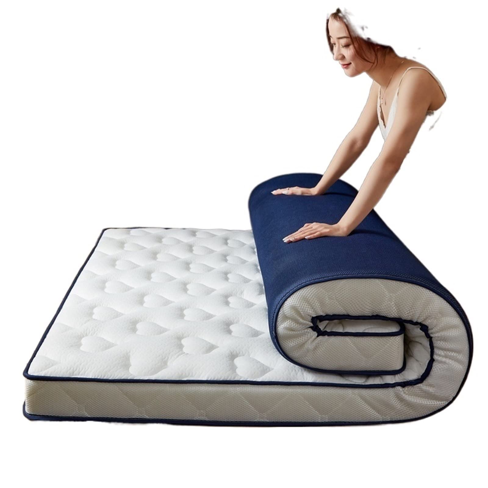 ISCHWA Bed Full Size Mattress Room Foam Double Matras Pad Stitch Tatami Bed Latex Mattress Topper Custom Made