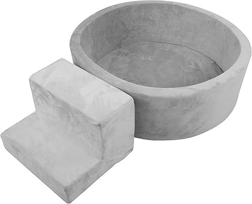 Piscina de bolas de espuma con bloque de juego para niños pequeños, bloque de escalada, equipo de juego suave para bebés, niños, estructura de juego