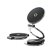 Baseus MagPro II Porta Cellulare Auto per Magsafe, Rotazione a 360°, 20× N56 Magnete, Supporto Telefono Auto Magnetico, per iPhone serie 12-16 Pro e Samsung Huawei Cellulari con Anello Magnetico