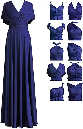 72styles Infinity Dress with Bandeau, Convertible Bridesmaid Dress, Long, Plus Size, Multi-Way Dress, Twist Wrap Dress
