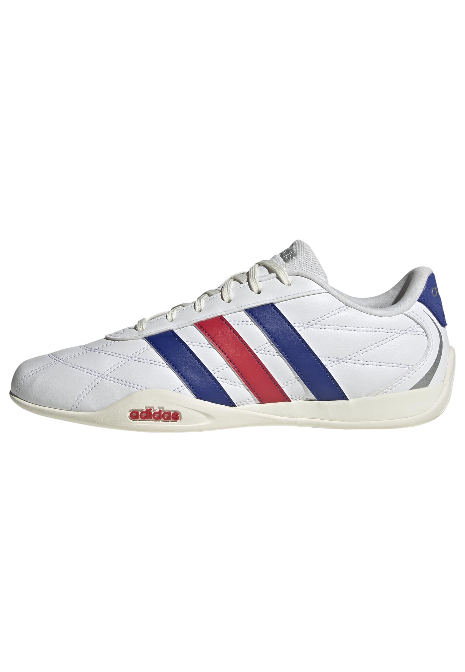 adidas Men's ADIPISTA Shoes, FTWR White/semi Lucid Blue/Pure Ruby, 4.5 UK