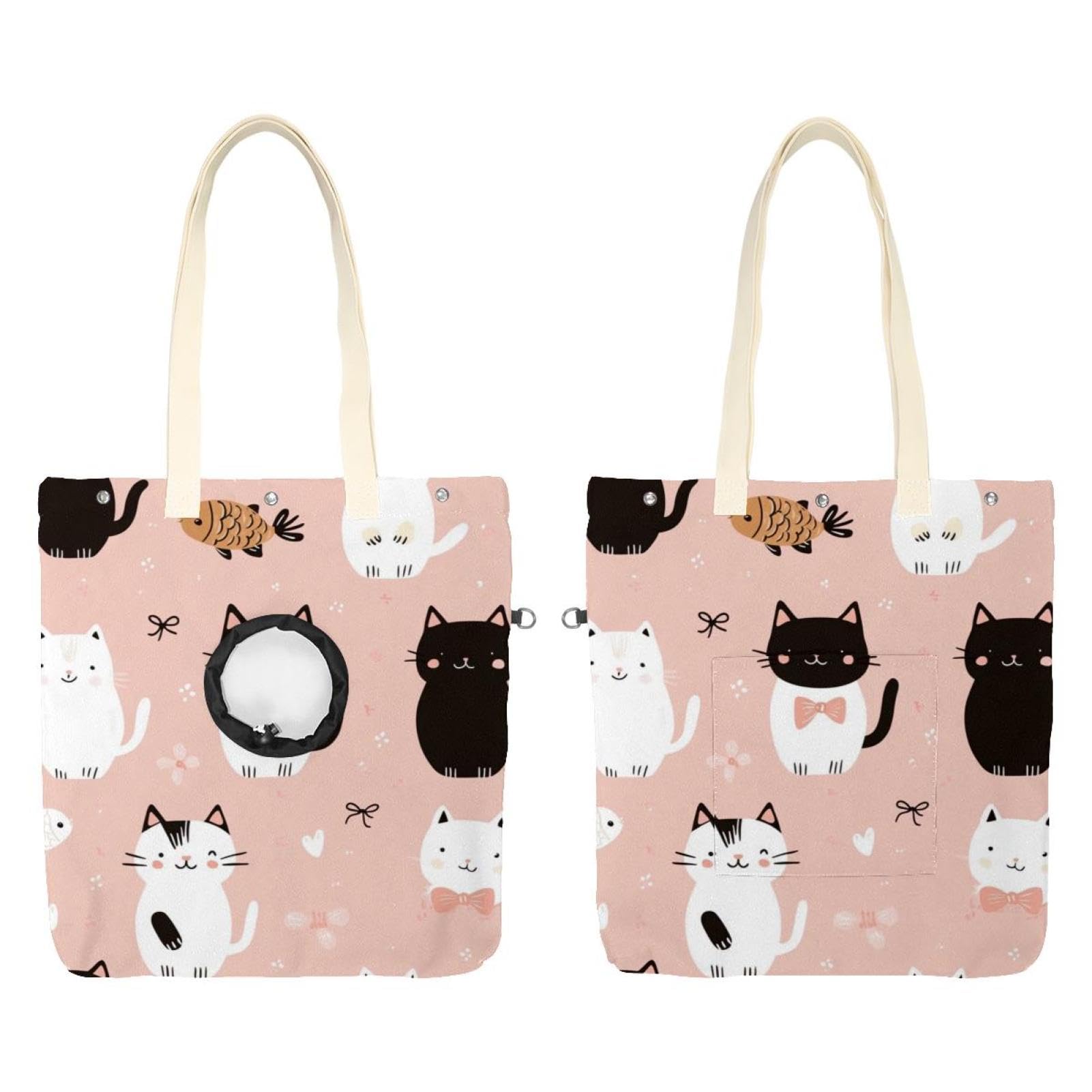 Sac de transport à bandoulière pour chatons lors de vos balades urbaines