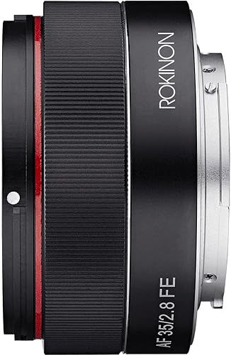 Miniatura 7 de Rokinon - Objetivo ultra compacto para Sony E Mount Lens Station para Sony E (1.378in, f2,8 AF)