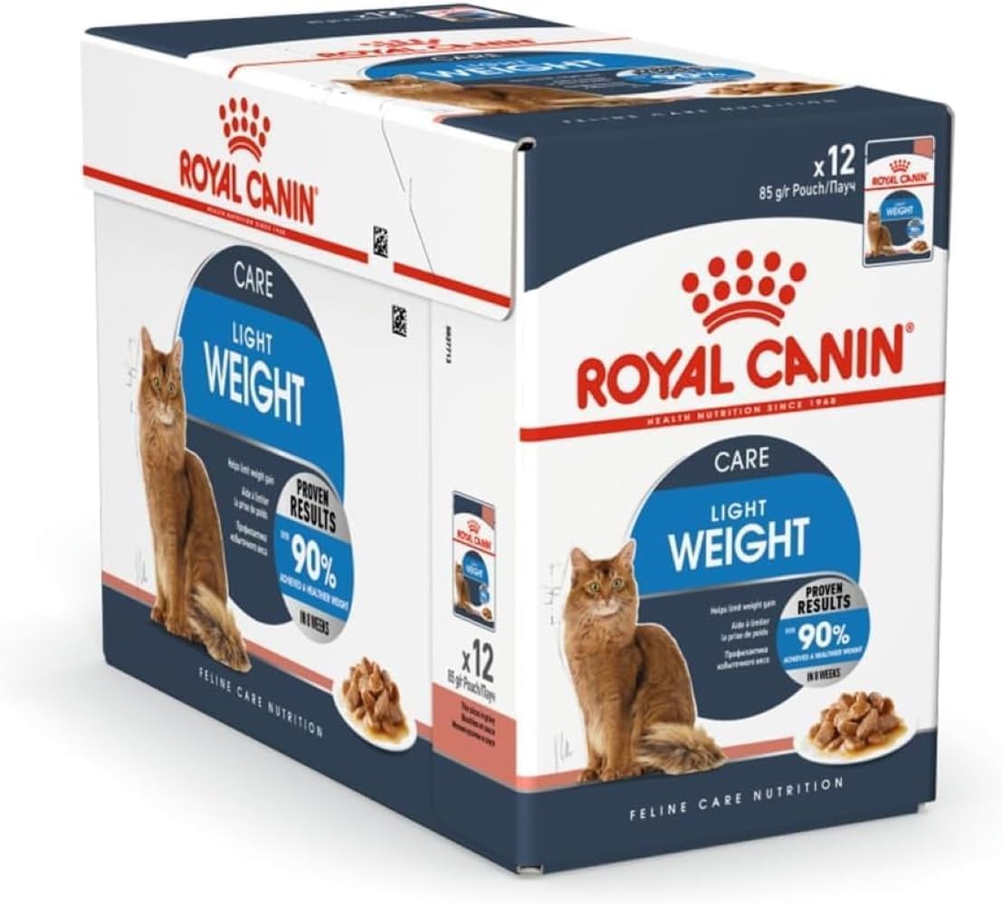 Royal Canin Light Weight Care in Gravy Adult Wet Cat Food 85g (Pack of 24)