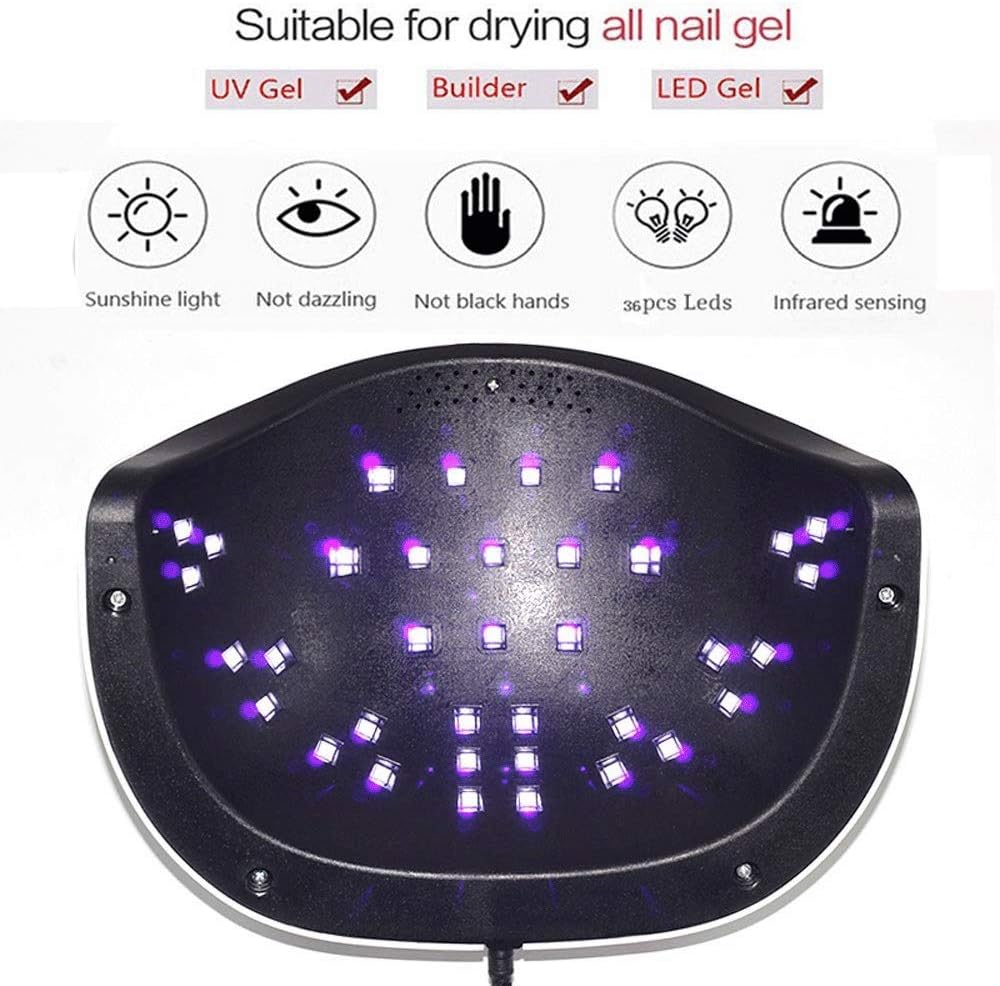 Nail Lamp-Nail Dryer Lamp Curing Gel Light for Fingernail Toenail Gels Polishes with Sensor, Timer Setting