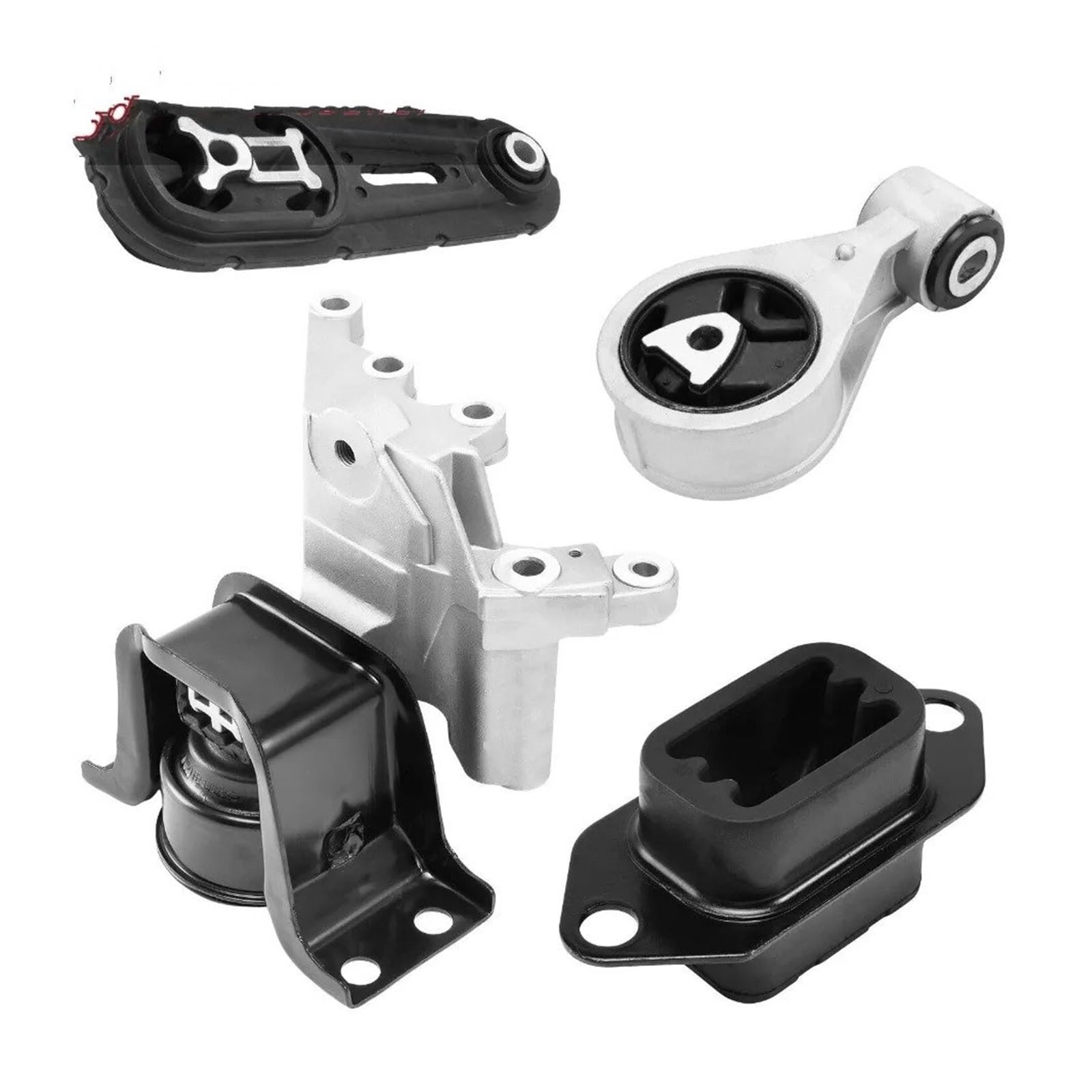 Nokrgqw One Color For Nissan For Sentra 1.8L 2012-2019 113601Ka0a 113501Kc0a 112201Kg0a 112101Kc0b 4Pcs Engine Motor Mounts Transmission Mount Car Engine Mounts