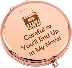 Writer Gift for Women Compact Makeup Mirror Future Author Gifts Writing Lover Gift Writer Appreciation Gifts Novelist Lovers Present Novel Writing Present Folding Makeup Mirror Birthday Retirement