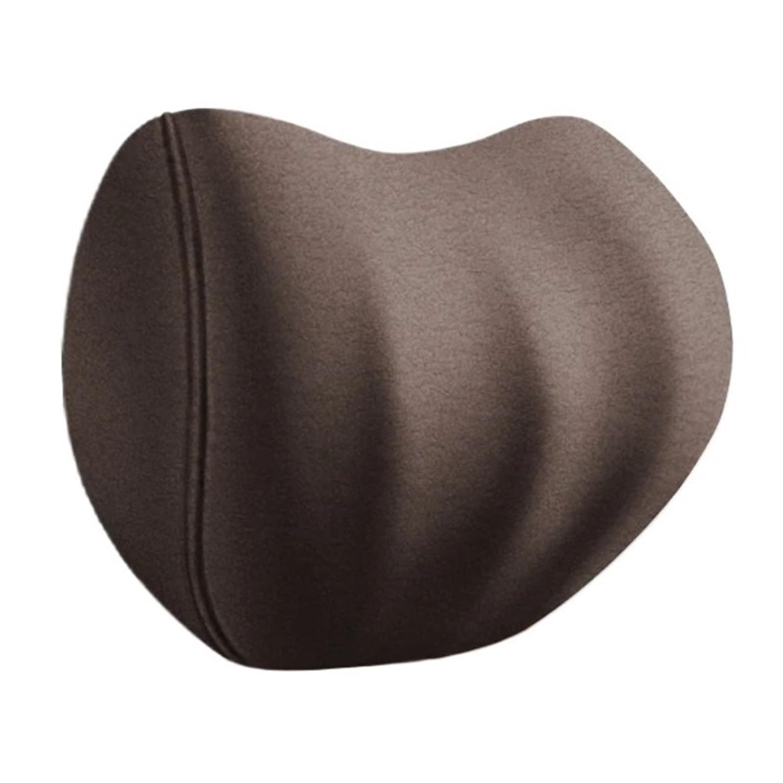 Coussin de tête voiture en coton à mémoire de forme marron pour un confort premium en route