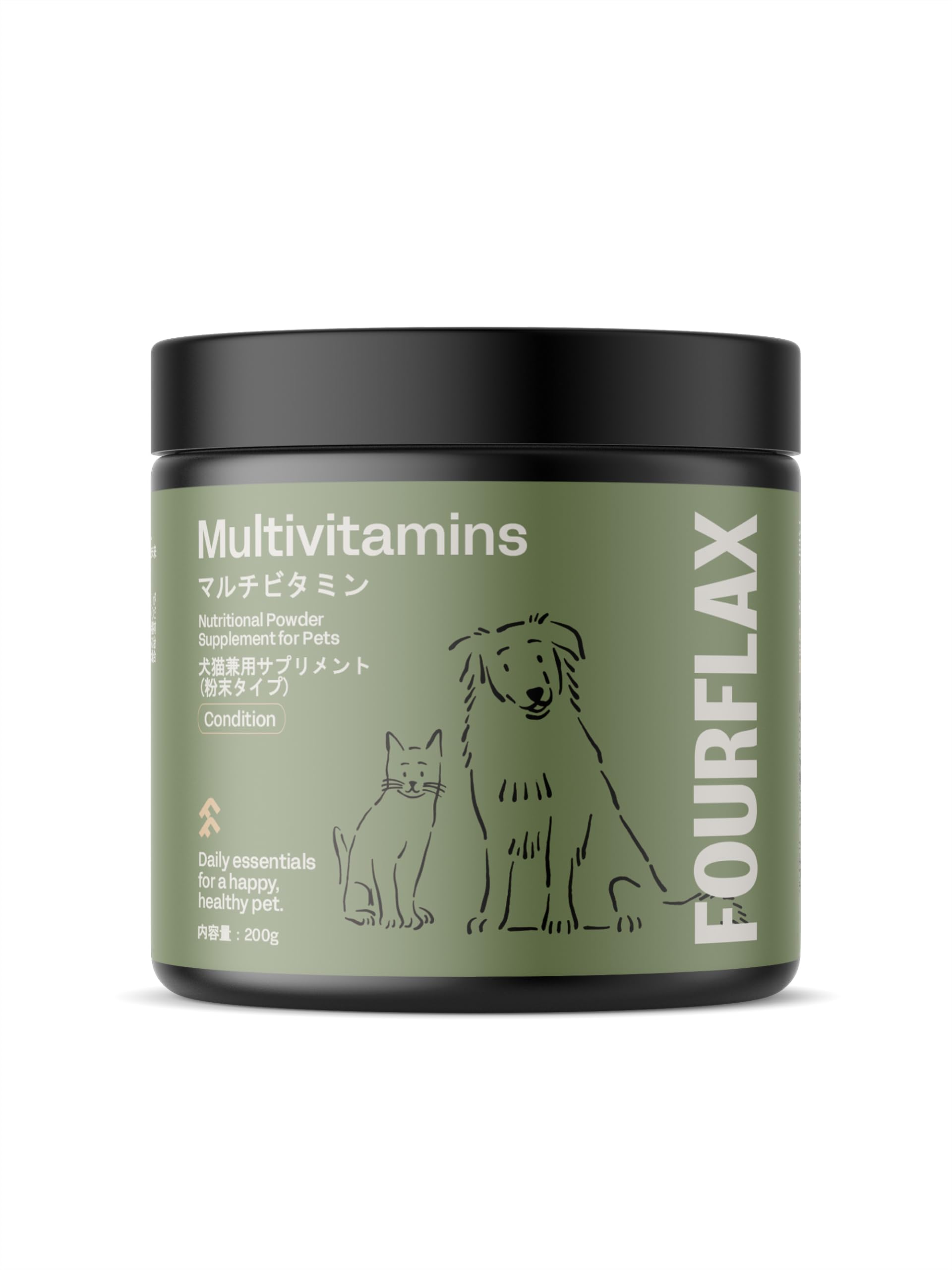 FOURFLAX(フォーフラックス) マルチビタミン(犬猫兼用) 200g -抗…