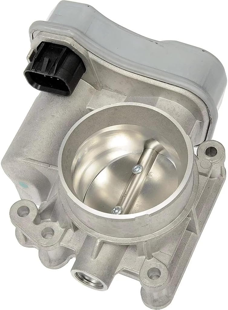 KarParts360 For Chevy HHR 2006 Throttle Body | Natural, Black Housing | Aluminum/PBT Housing | Non-Adjustable | 3.16 inches Bore Diameter | Blade Connector/Terminal Type | Replacement For 12568796