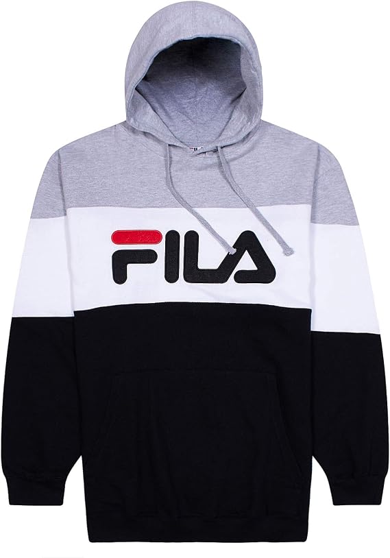 Amazon.com: FILA Sudadera con capucha para hombre grande y alto con bloque  de color : Ropa, Zapatos y Joyería