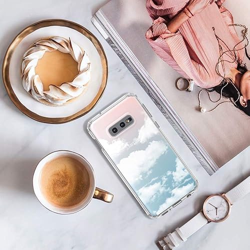 Miniatura 7 de MOSNOVO Funda diseñada para Galaxy S10e, protección contra caídas de grado militar de 6.6 pies Funda transparente a prueba de golpes para Samsung