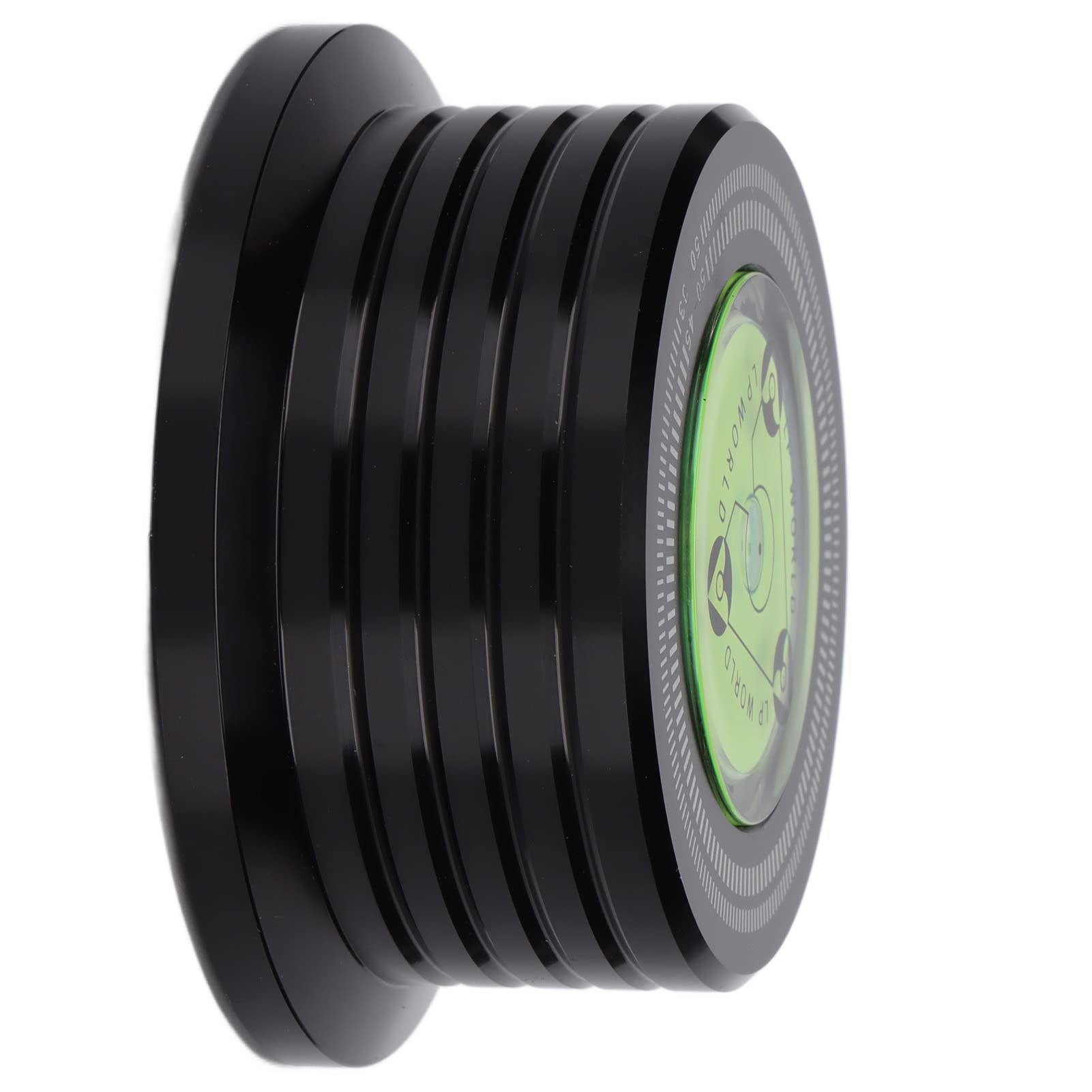 Stabilisateur de Disque de Platine Vinyle 50 Hz avec nivellement à Bulles pour Tourne-Disque LP 50 Hz Recordclamp PhonoDisc stabilisateur Disque de Platine pour Vibration Bala (A)