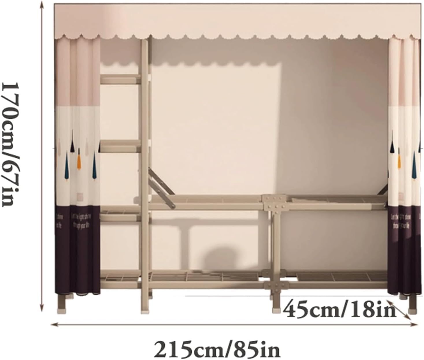 Grande Armadio con Asta Appendiabiti, Armadio Portatile, Armadio in Acciaio, Armadio portaoggetti Leggero(Lattice-215cm/85in)