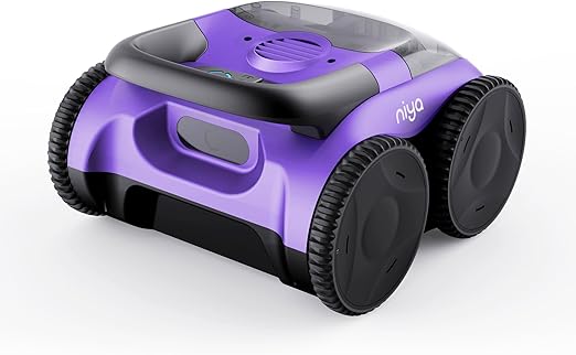 Niya Sonar 20 Cordless Robotic Pool Cleaner from The Creators of Dolphin, Ideal for Above/Inground Pools, up to 26 FT in Length, Floor Cleaning Only