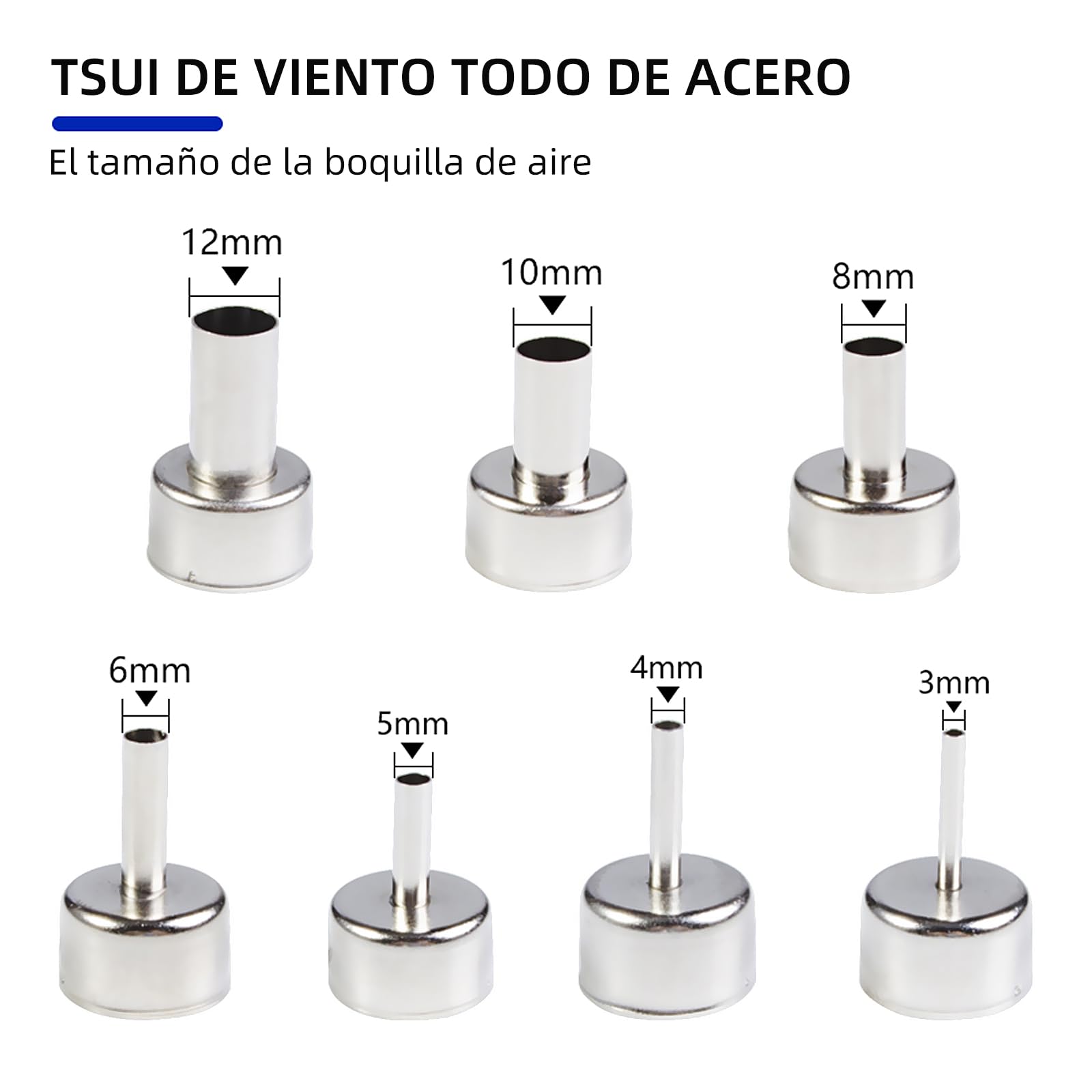 600W Mini Pistola de Aire Caliente Multifunción con Pantalla LED Digital,Pistola de Calor Portátil Temperatura Ajustable 100℃- 500℃,Pistola de Calor con Doble Protección,7 Accesorios de Boquilla