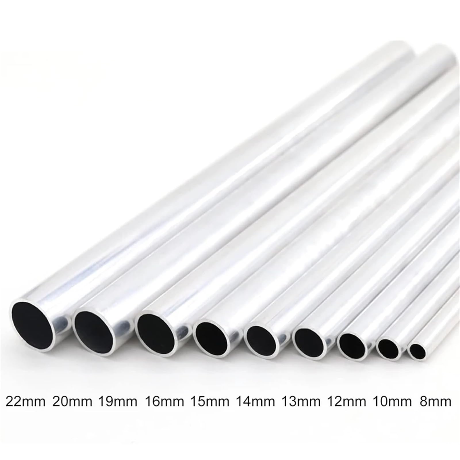 Tube Rond Aluminium 6063 28mm OD X 25mm ID X 30cm - Lot De 3 Pcs Sans Soudure