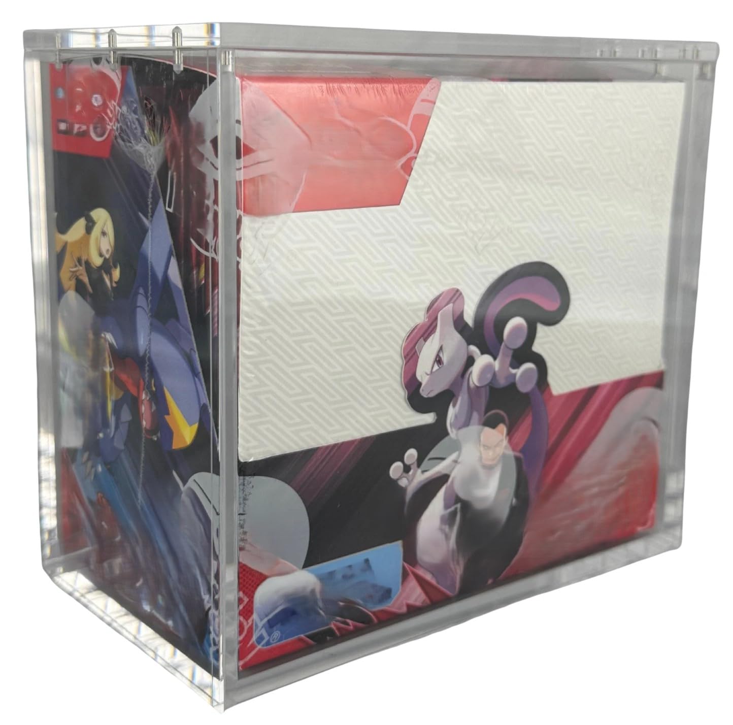 Generico Custodia Magnetica Acrilica 5mm compatibile con Pokemon BOOSTER BOX 36 Bustine, Protezione UV, Antigraffi, Polvere, Pellicola Protettiva, 300g, Gioco di Carte