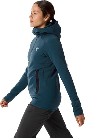 Arc'teryx Kyanite Womens Hoody | Warm Polartec Stretch Fleece Midweight | Moisture-Wicking Durable Zip Up Hoodies for Women