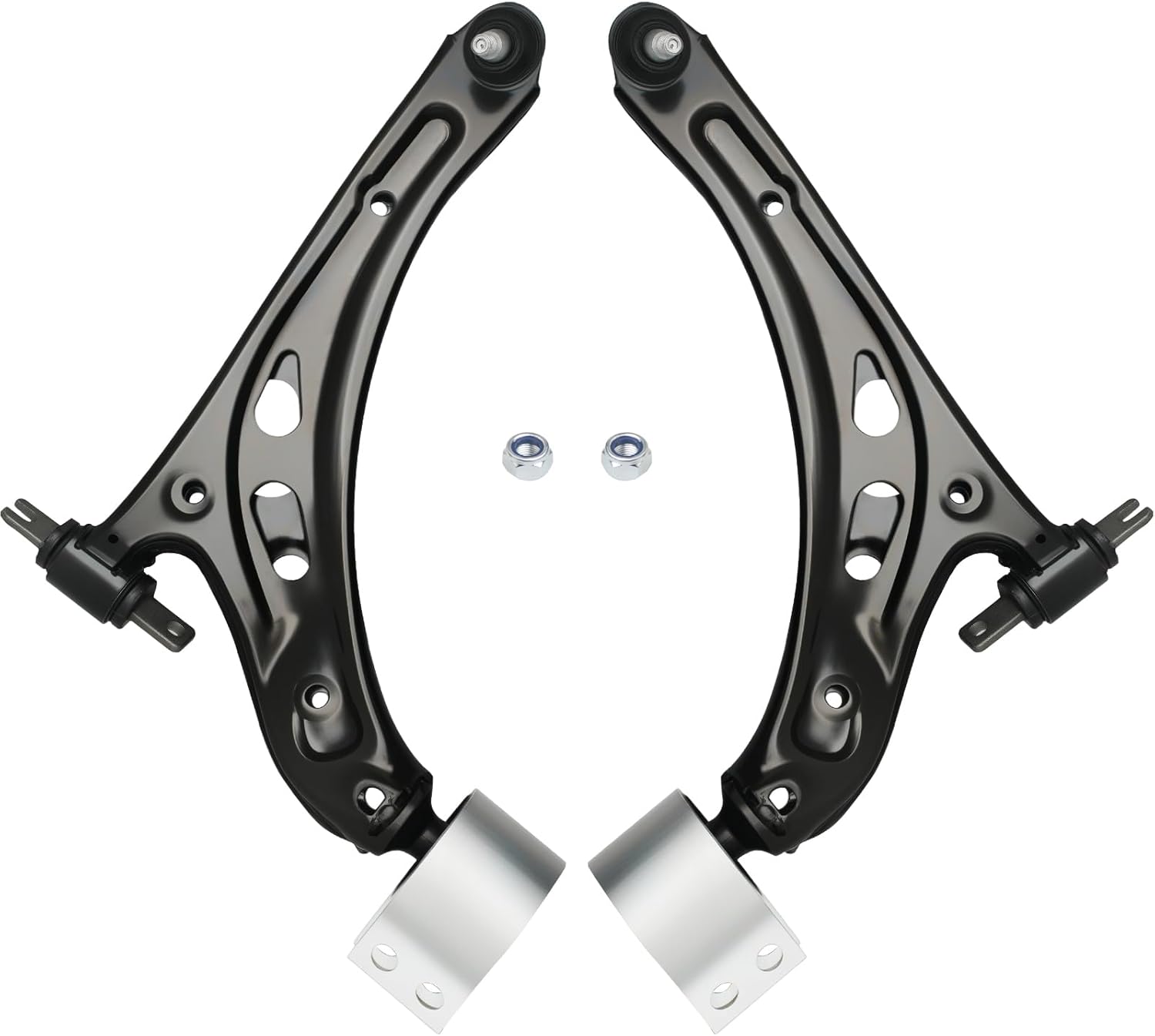 AUQDD 2Pc Suspension Front Lower Control Arm and Ball Joint Assembly Fit For 2018-2021 2022-2024 Bu-ick Enclave /18-23 Chevy Traverse, 2024 Traverse Limited (OE# K623751 K623752 84263008 84263009)