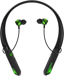 Neckband Bluetooth Headphones,COZOO Bluetooth Wireless Earbuds Neckband Waterproof Sports Earphones w/Mic,HiFi Stereo in-Ear Magnetic Noise Cancelling Earbuds,Acc/ENC Dual Audio Decoding,23H Playtime