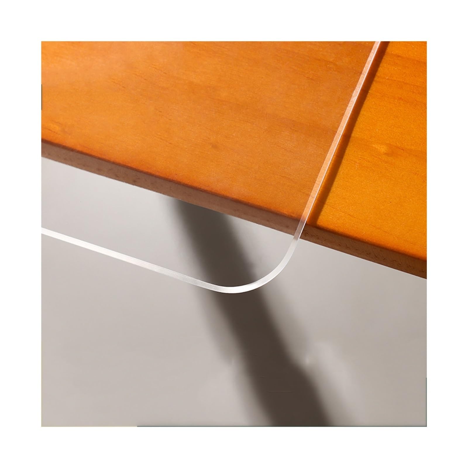 Nappe en PVC transparente 2.0mm pour protéger vos tables des taches et rayures
