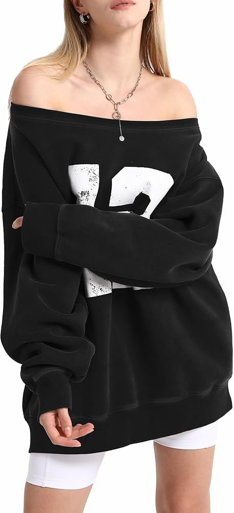 トップス dich henderson OFF SHOULDER SWEAT Off Shoulder Sweatshirt