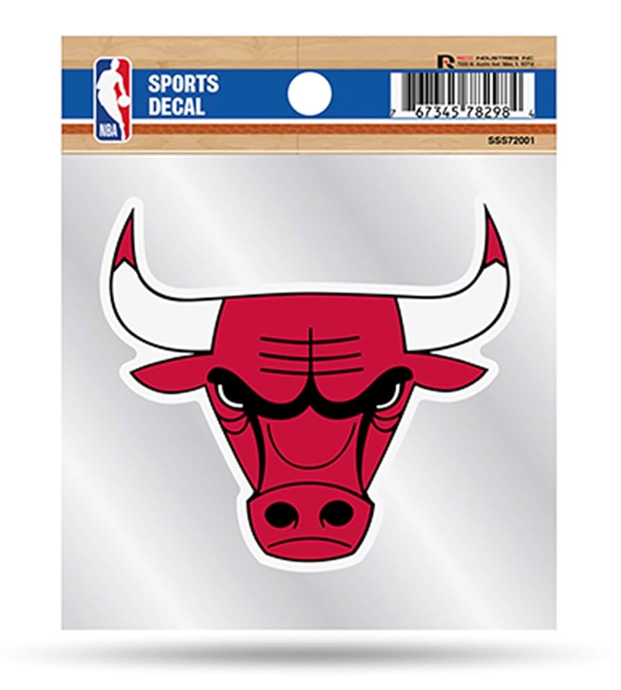 CHICAGO BULLS ステッカー Amazon | NBAシカゴブルズmulti-useカラーステッカー、5 
