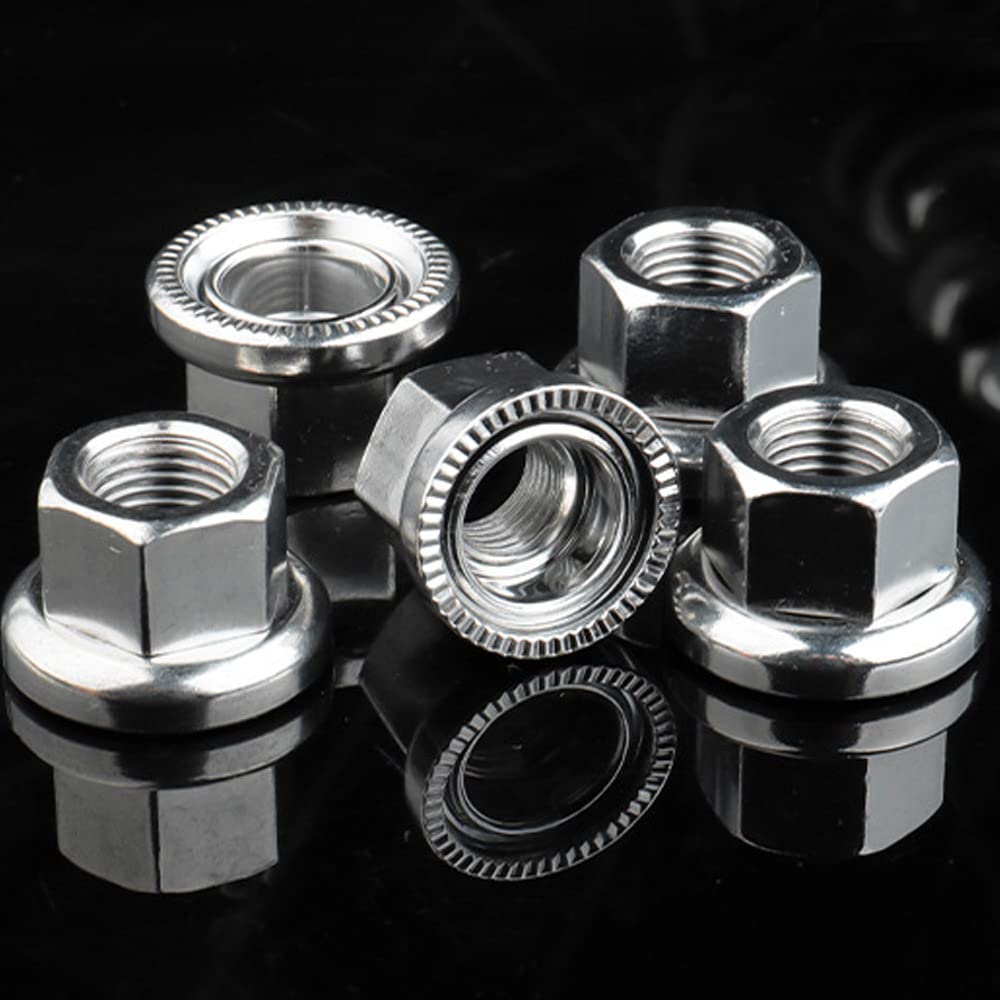 Mountain Bike Bike Wheel Axle Nut Size 304 Stainless Steel Bicycle