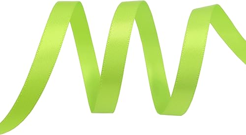 Miniatura 5 de Cinta de satén de doble cara de 38 de pulgada, 20 colores lisos, 38 pulgadas x 2 yardas cada una total de 40 yardas por paquete, para envolver