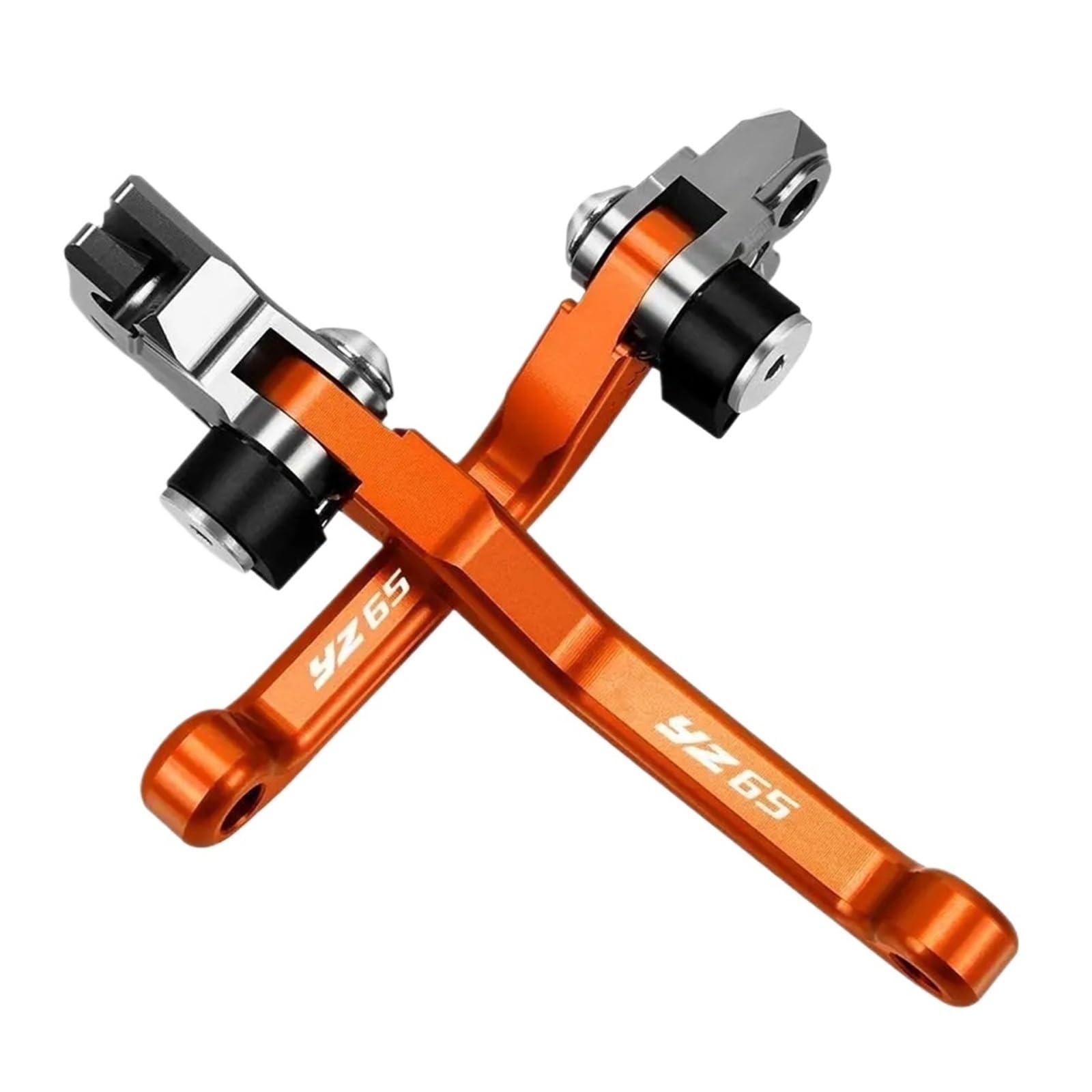 KKMNAIF Handlebar Clutch Lever Pivot Brake Clutch Levers Motorcycle Accessories Dirt Pit Bike Brakes Handles Lever for Ya&ma&ha for YZ65 2018-2022(Orange)
