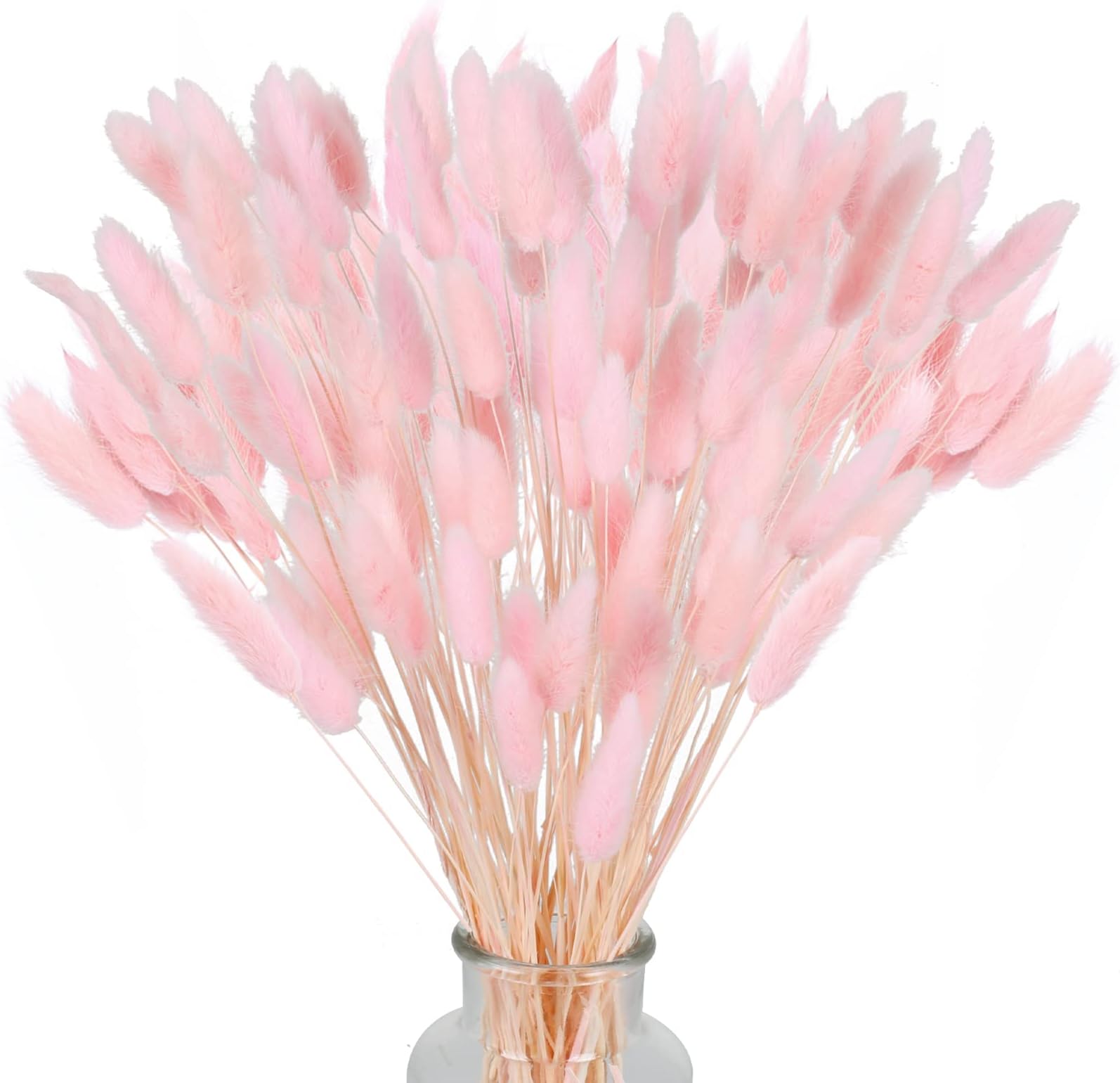 Dried Flowers Bouquet with Glitter Palm Spear for Cake Decor Dried