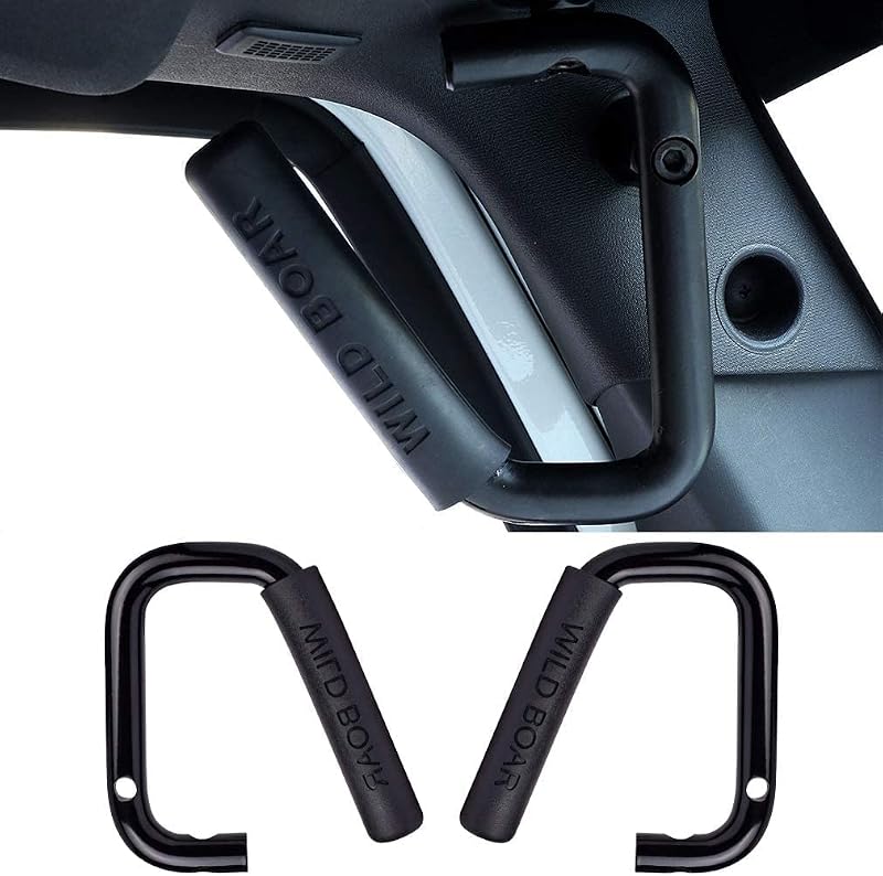 Alças de Apoio Dianteiras Carperipher em Alumínio para Jeep Wrangler JK JKU 2007–2019 – Par