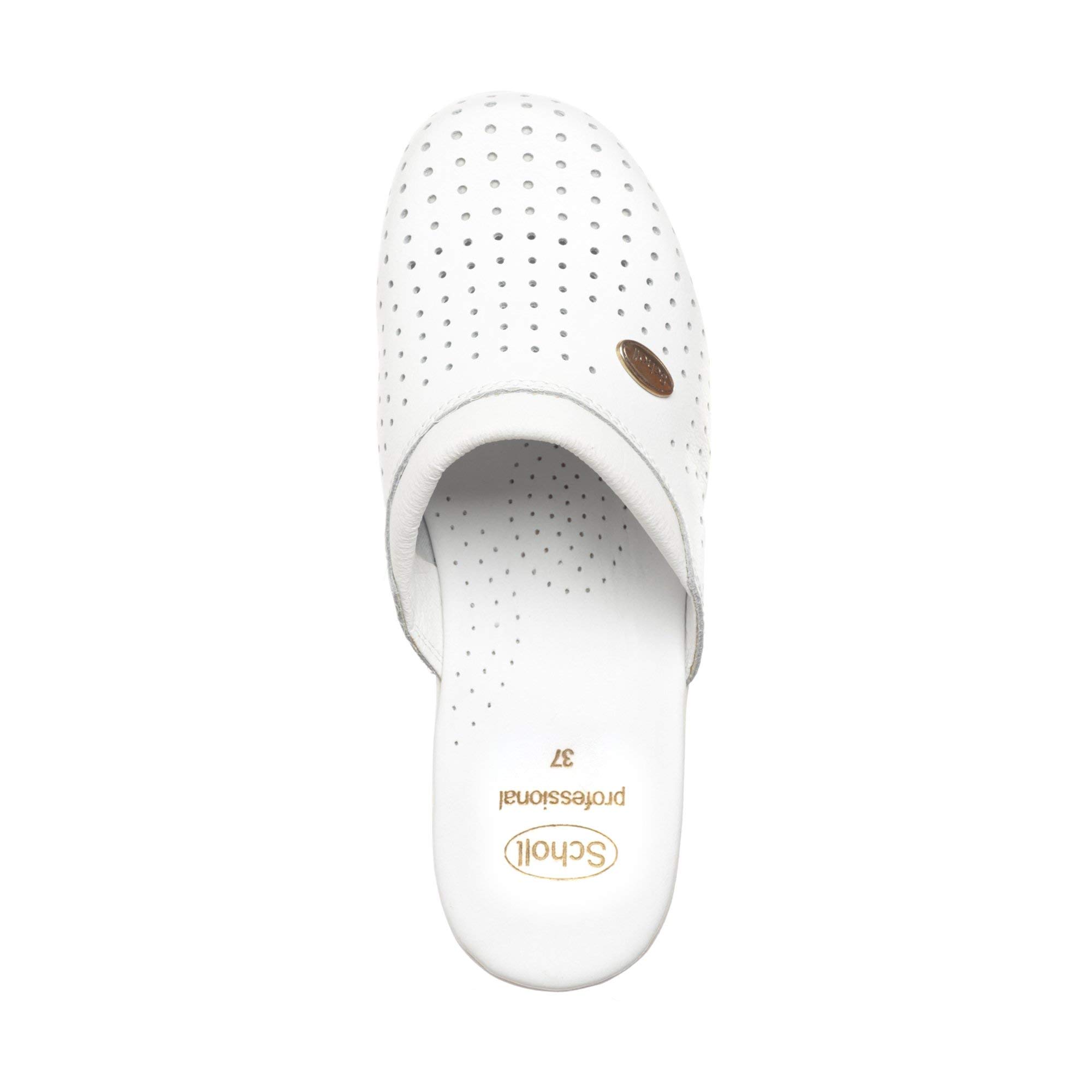 Scholl Linea Professionale Clog Backguard, Bianco, 36 EU
