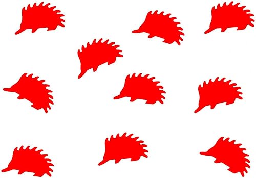 Miniblings 10x Bügelbilder Aufnäher 23mm GLATT Igel Tier Herbst Patch Bügelbild 
