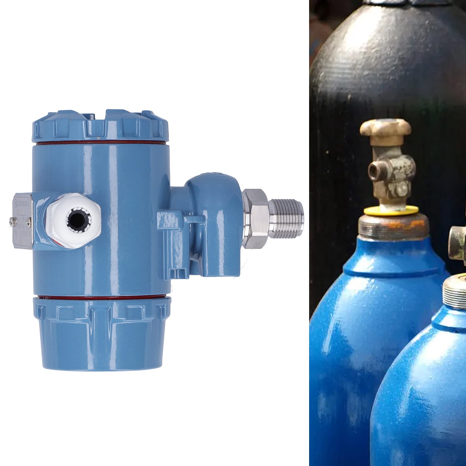 Pressure Transmitter, Pressure Controller Digital Display Pressure Transmitter Transducer Industrial Pressure Controller for Petroleum Gas Detection