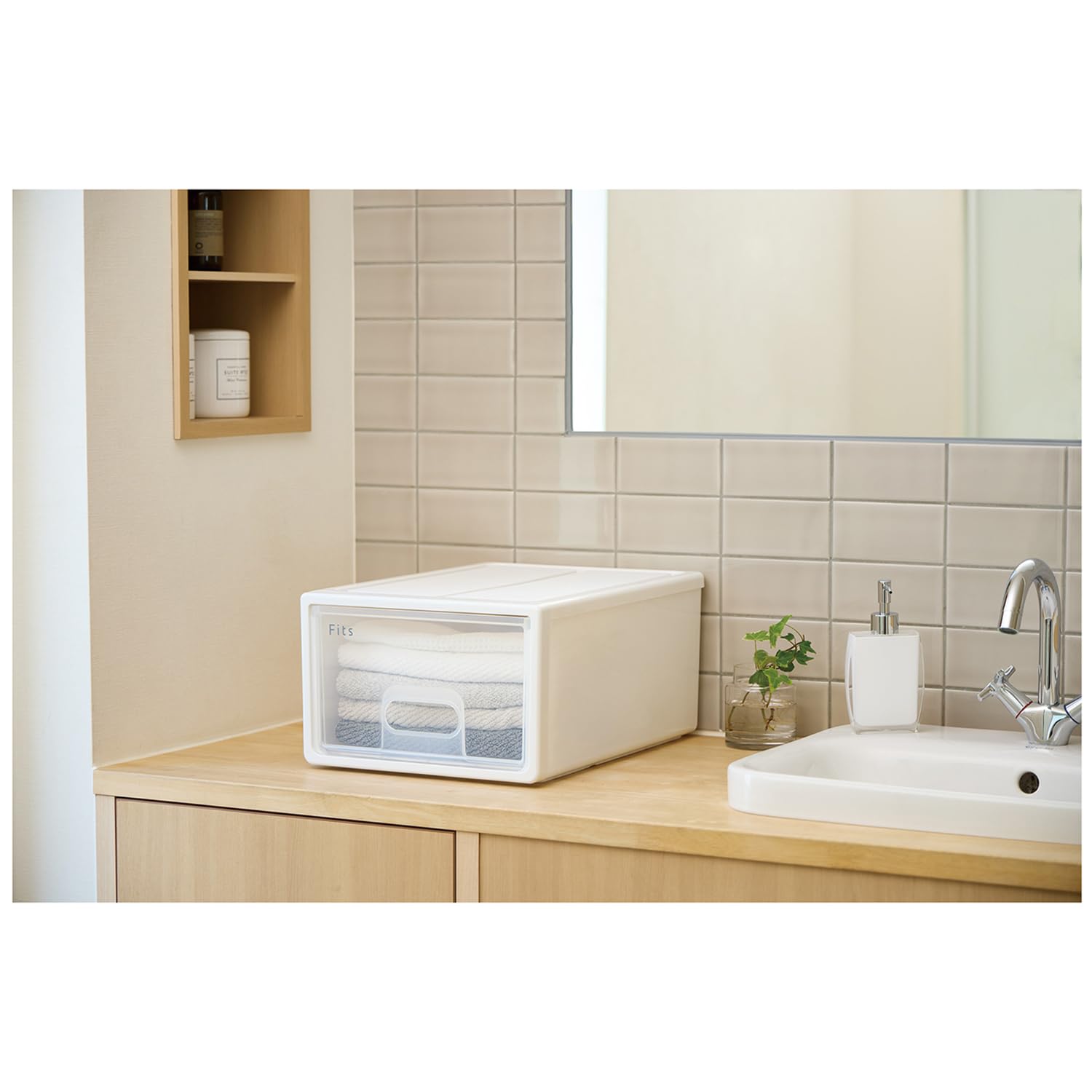 Amazon.co.jp: 天馬 収納ボックス フィッツケース 小物収納 幅33×奥行