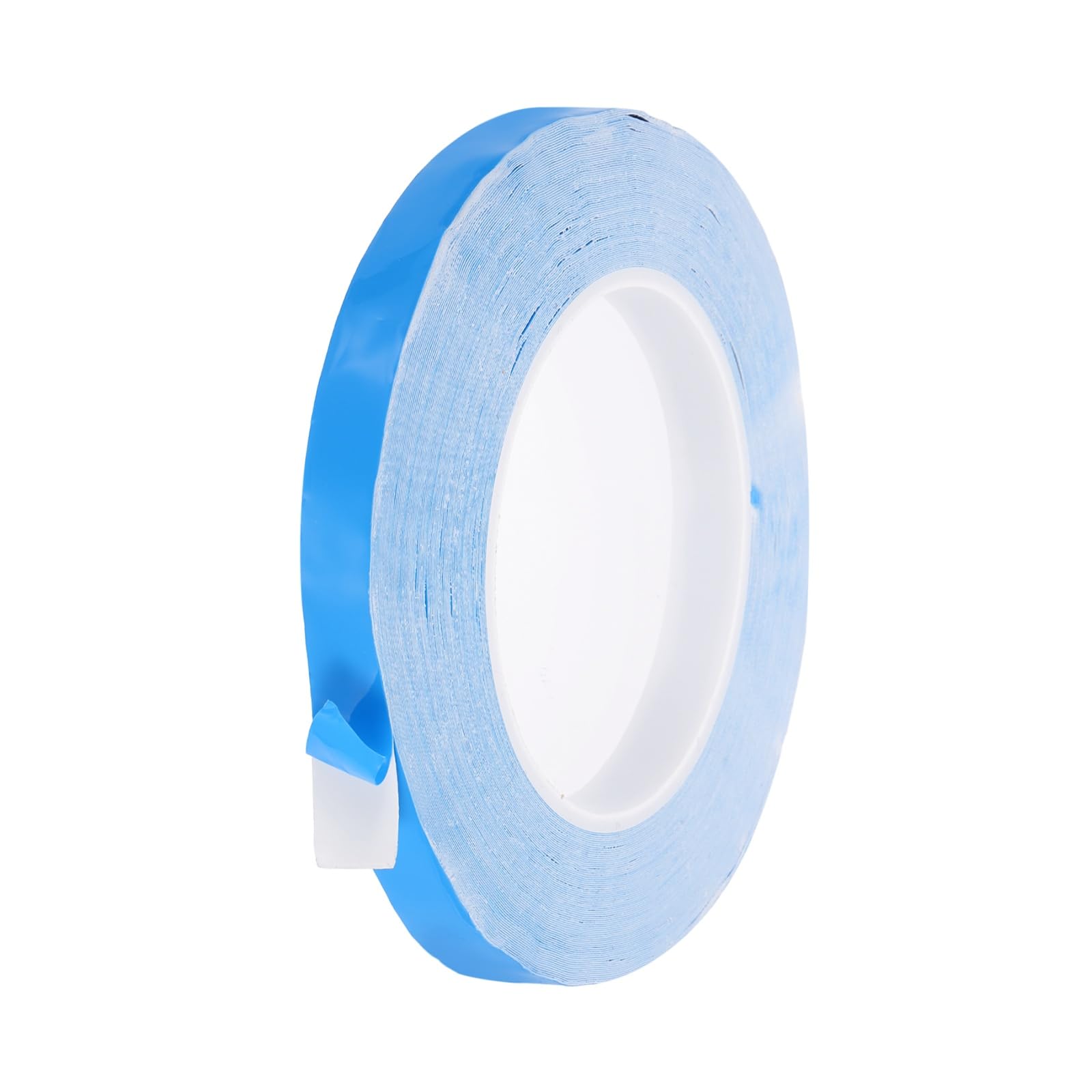 sourcing map Thermal Adhesive Tape, 25m x 12mm x 0.25mm Double Sided Thermal Tapes Conductive Tape Electrically Insulated for Coolers LED Strips Heat Sink Computer CPU GPU, Blue