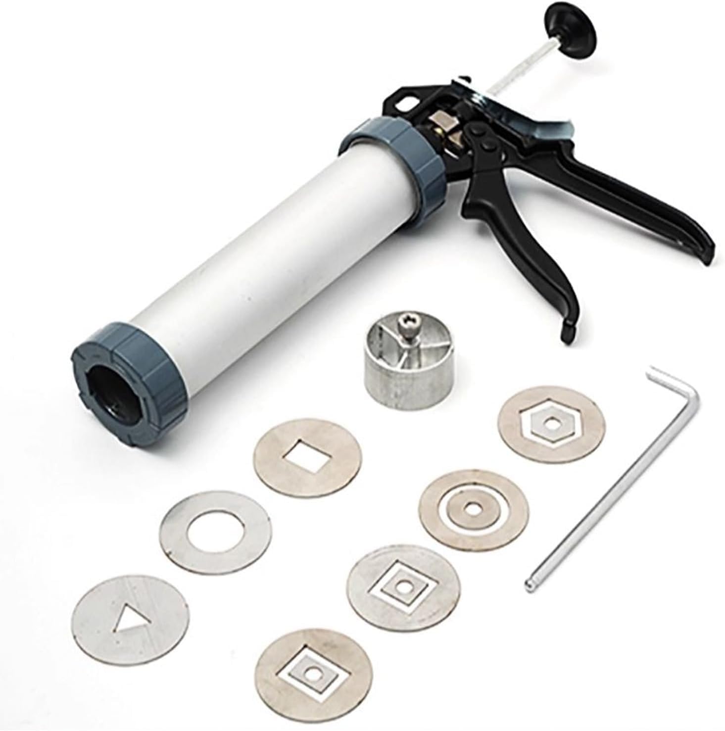 Herramienta extrusora de arcilla con placas de molde para esculpir y manualidades, ideal para artistas y proyectos de bricolaje