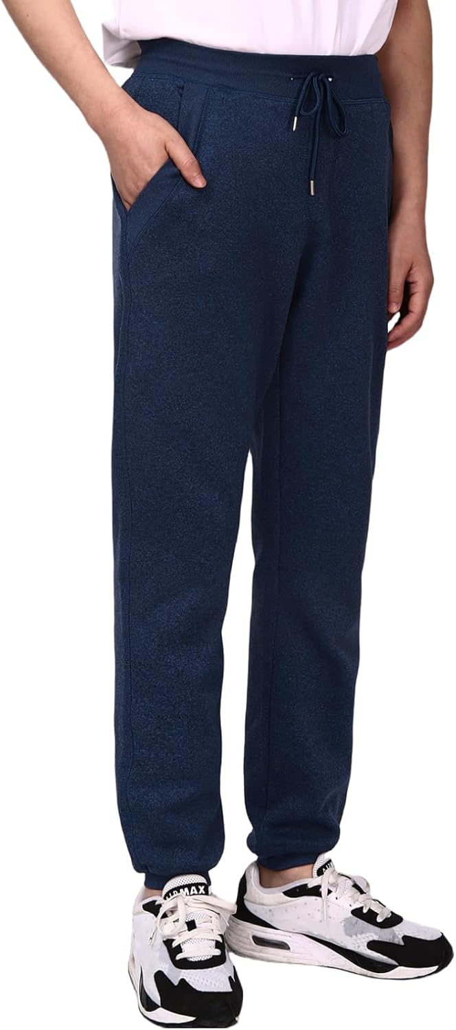 KEEPSHOWING Mens Sweatpants Fleece Joggers Elastic Waist Drawstring Jogger with Pockets for Athletic Activities