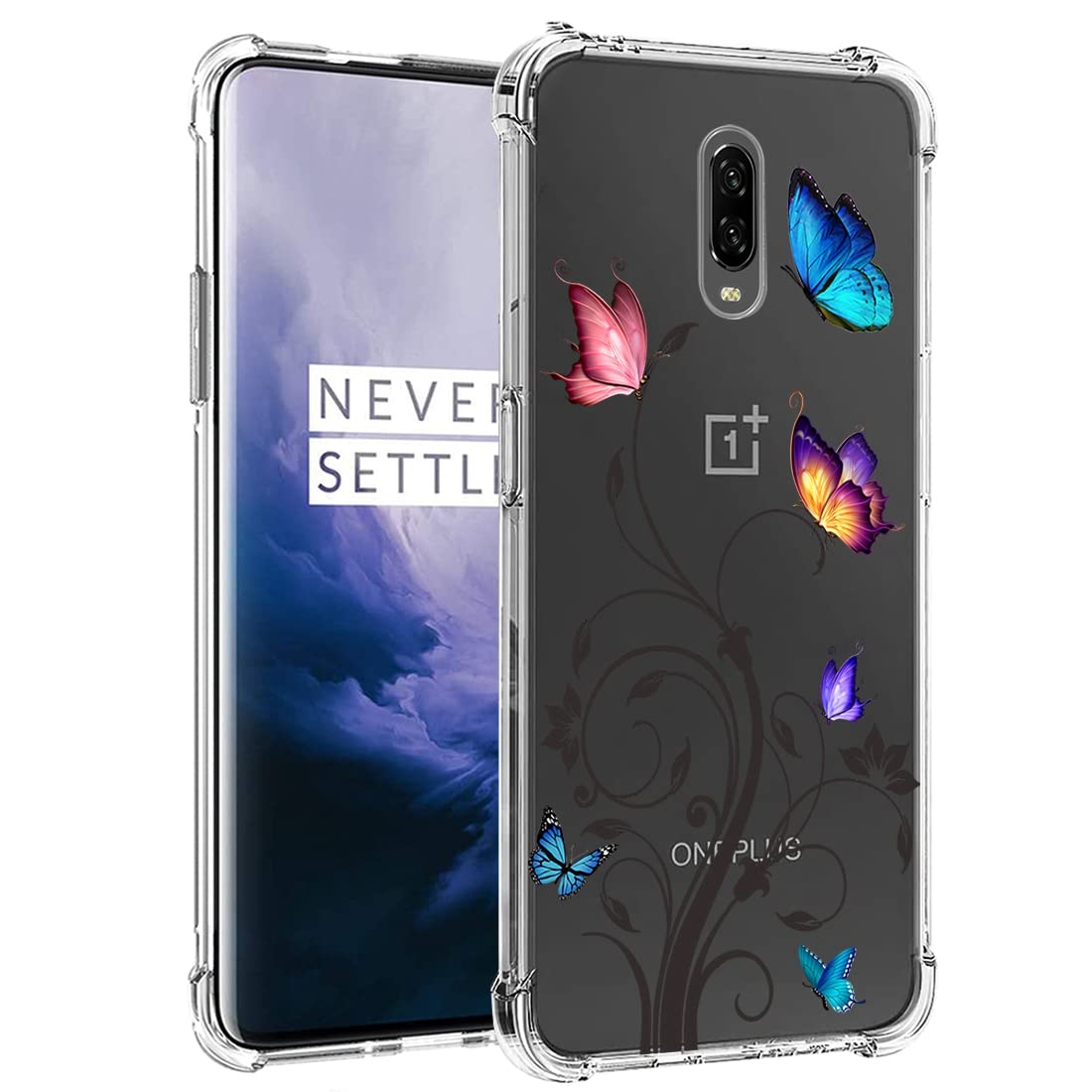 Cover Per OnePlus 7T Con Stampa Girasole - Custodia Trasparente In TPU Morbido Con Paraurti Antiurto, Per HD1900 HD1901 HD1903 HD1905 HD1907 - 2