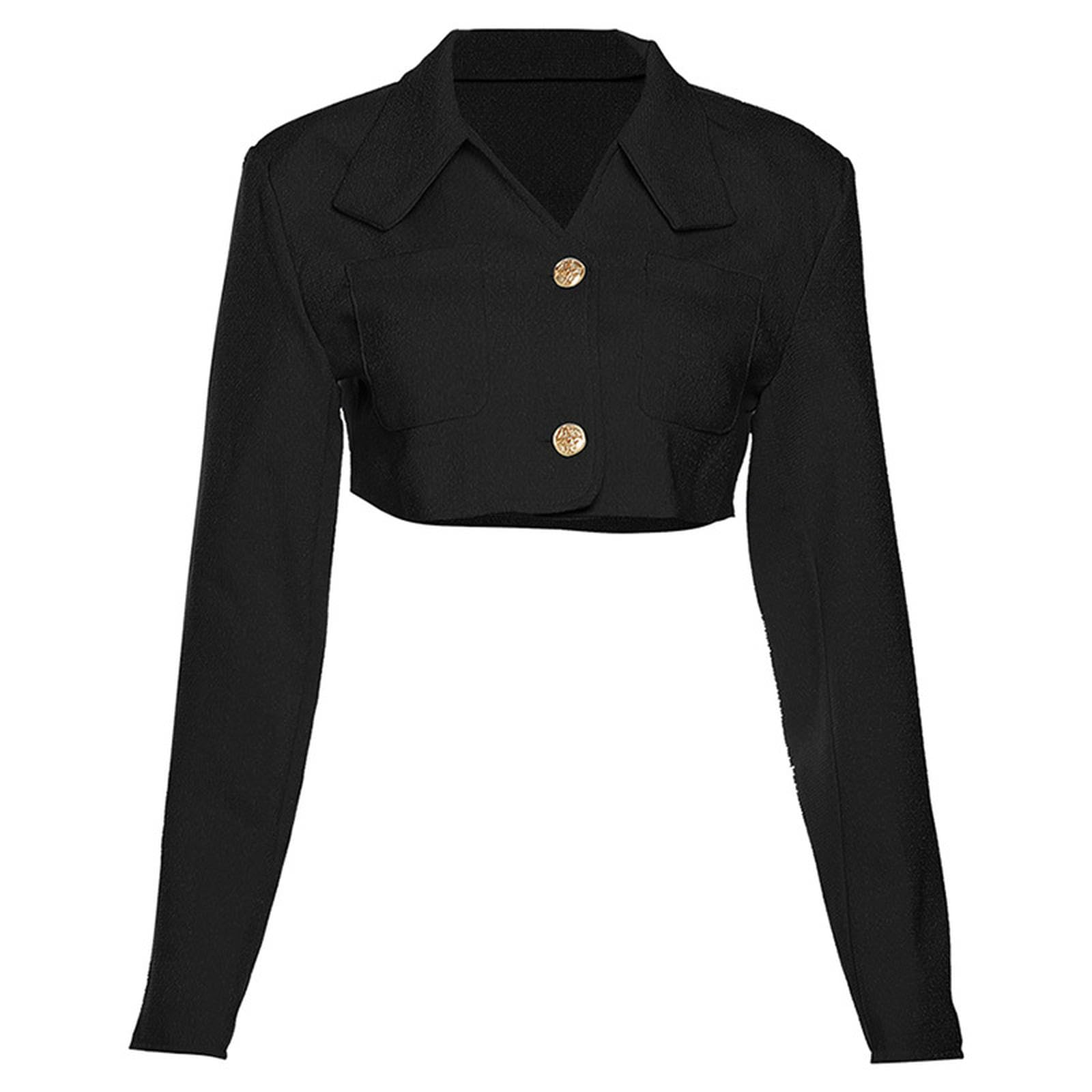 Costume noir femme avec robe à bretelles et veste tailleur | Chic chic