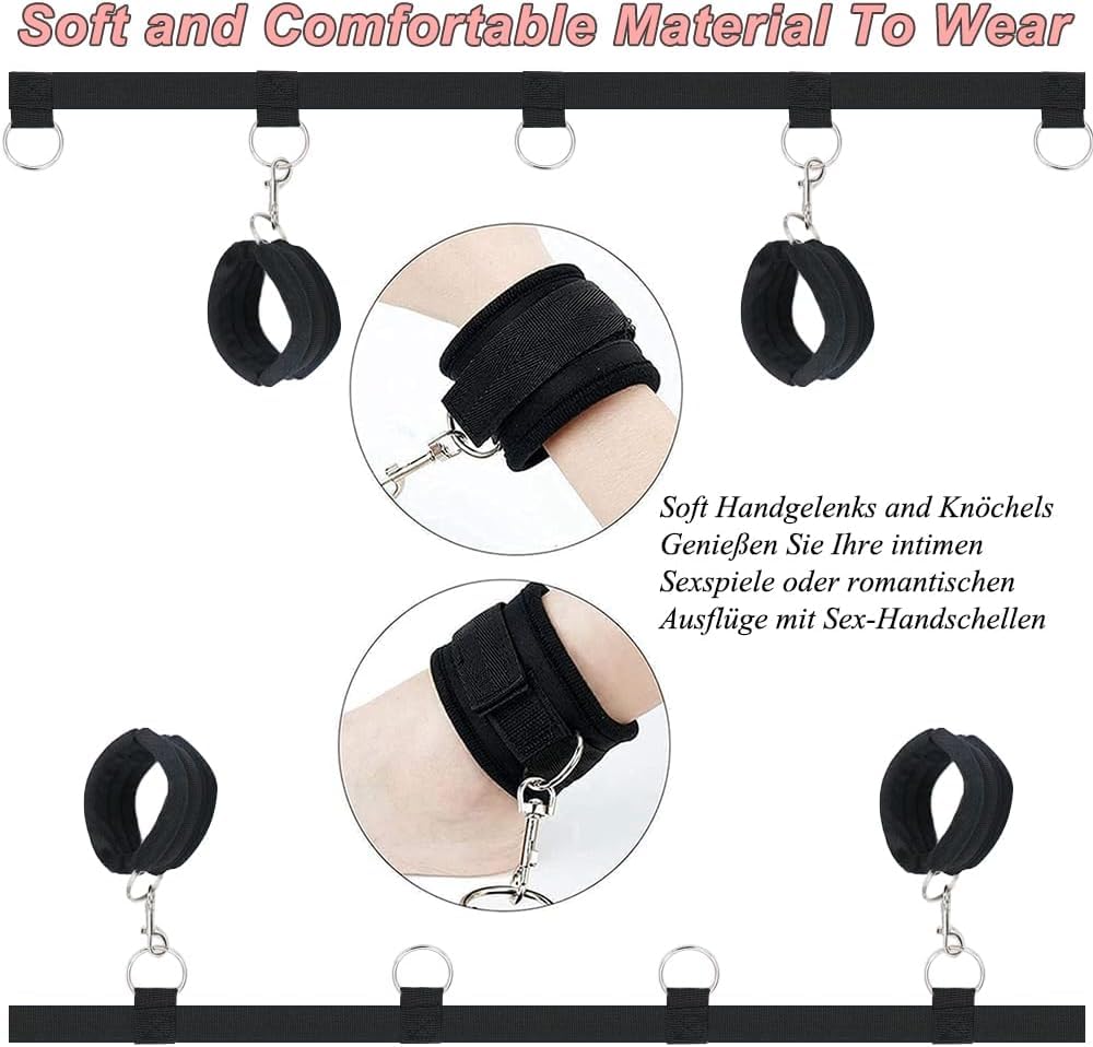 Nylon matériel B - D - S - M pour Les Hommes et Les Femmes pour différents B/E/DS de Fixation pour Les Mains et Les Poignets
