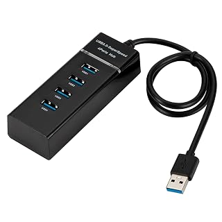 USB Hub 3.0 Extra USB Ports for Laptops - PC USB Extension Cable 4 Multiple USB Port for Laptop USB Port Expander USB Adapter - Computer Networking Hubs Gaming Accessories 3.0 Flash Drive Adapter